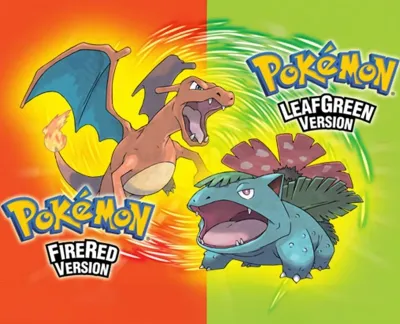 firered & leafgreen Pokemon Game Cover