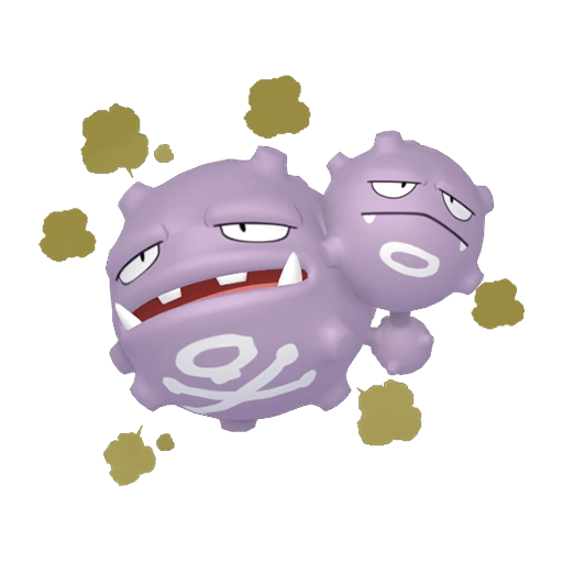 Weezing - Poison type Pokemon