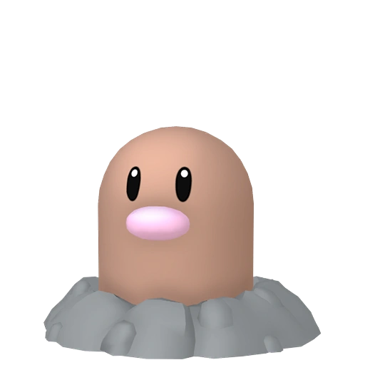 Diglett - Ground type Pokemon
