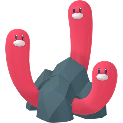 Wugtrio - Water type Pokemon from all Pokémon games with stats, moves, and evolution data